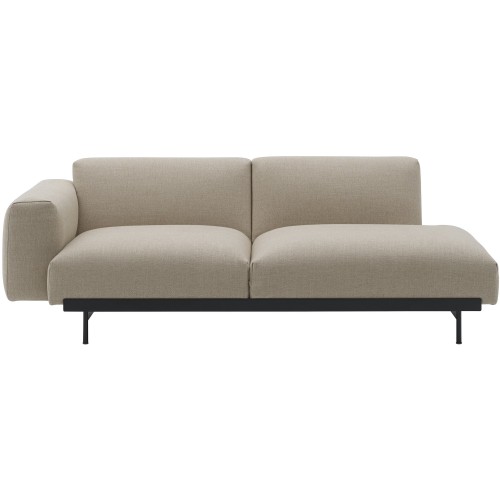 Ecriture 240 / black – In Situ 2-seater sofa / configuration 3 – 198 x 107 cm - Muuto