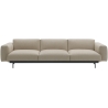 Ecriture 240 / black – In Situ 3-seater sofa / configuration 1 – 279 x 107 cm - Muuto