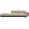 Ecriture 240 / black – In Situ 3-seater sofa / configuration 4 – 279 x 107 cm - Muuto