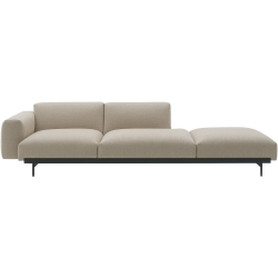 Ecriture 240 / black – In Situ 3-seater sofa / configuration 5 – 279 x 107 cm - Muuto