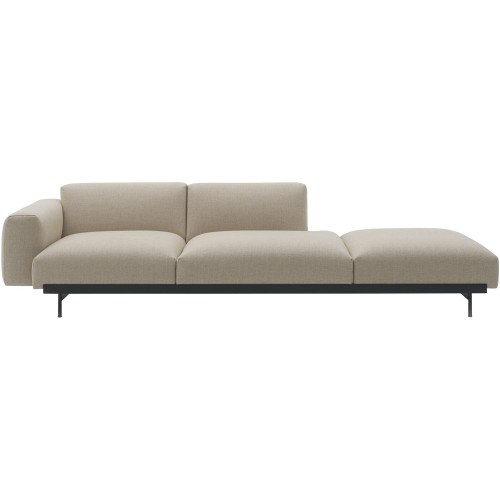 Ecriture 240 / black – In Situ 3-seater sofa / configuration 5 – 279 x 107 cm - Muuto