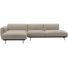 Ecriture 240 / black – In Situ 3-seater sofa / configuration 9 – 297 x 169 cm - Muuto