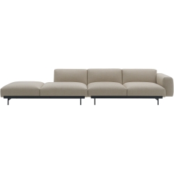 Ecriture 240 / black – In Situ 4-seater sofa / configuration 2 – 360 x 107 cm - Muuto