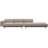 Ecriture 240 / black – In Situ 4-seater sofa / configuration 3 – 360 x 107 cm - Muuto