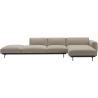 Ecriture 240 / black – In Situ 4-seater sofa / configuration 4 – 378 x 169 cm - Muuto