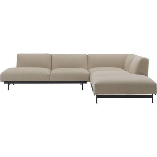 Ecriture 240 / black – In Situ corner sofa / configuration 4 – 287 x 287 cm - Muuto