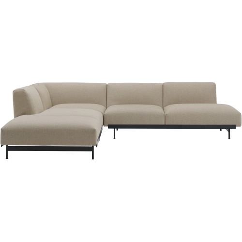 Ecriture 240 / black – In Situ corner sofa / configuration 5 – 287 x 287 cm - Muuto