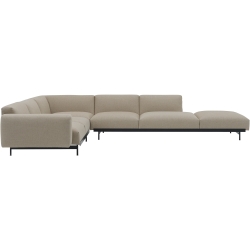 Ecriture 240 / black – In Situ corner sofa / configuration 7 – 368 x 287 cm - Muuto