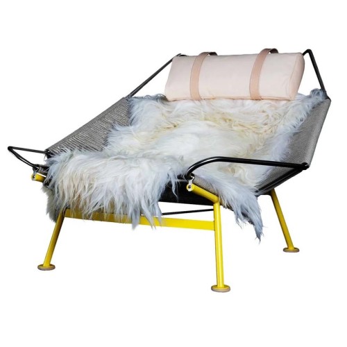 PP225 Flag Halyard chair - édition limitée jaune vibrant Wegner - PP Møbler