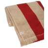 Serviette de bain Alee - Camel clair / rouge