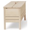 white oiled oak - A Line storage bench n°2137 - Form & Refine