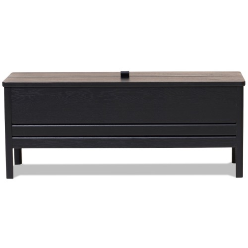 black-stained oak - A Line storage bench n°2136 - Form & Refine