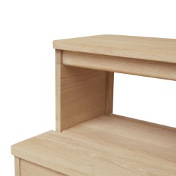 A Line Stepstool - White oiled oak - Form & Refine