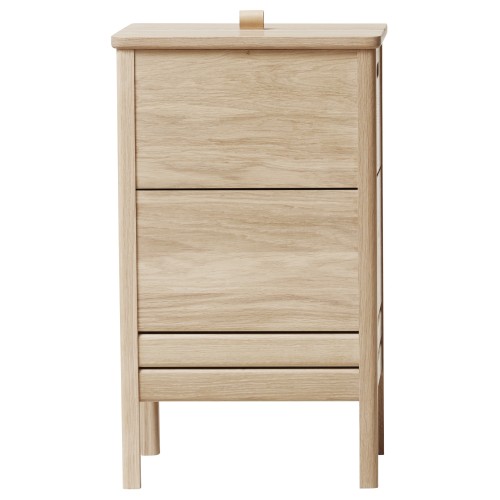 A Line Laundry box - White oiled oak - Form & Refine