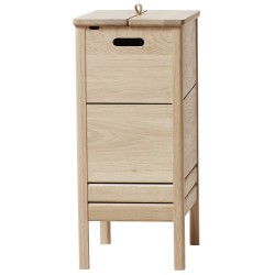 A Line Laundry box - White oiled oak - Form & Refine