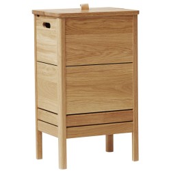 A Line Laundry box - Oiled oak - Form & Refine