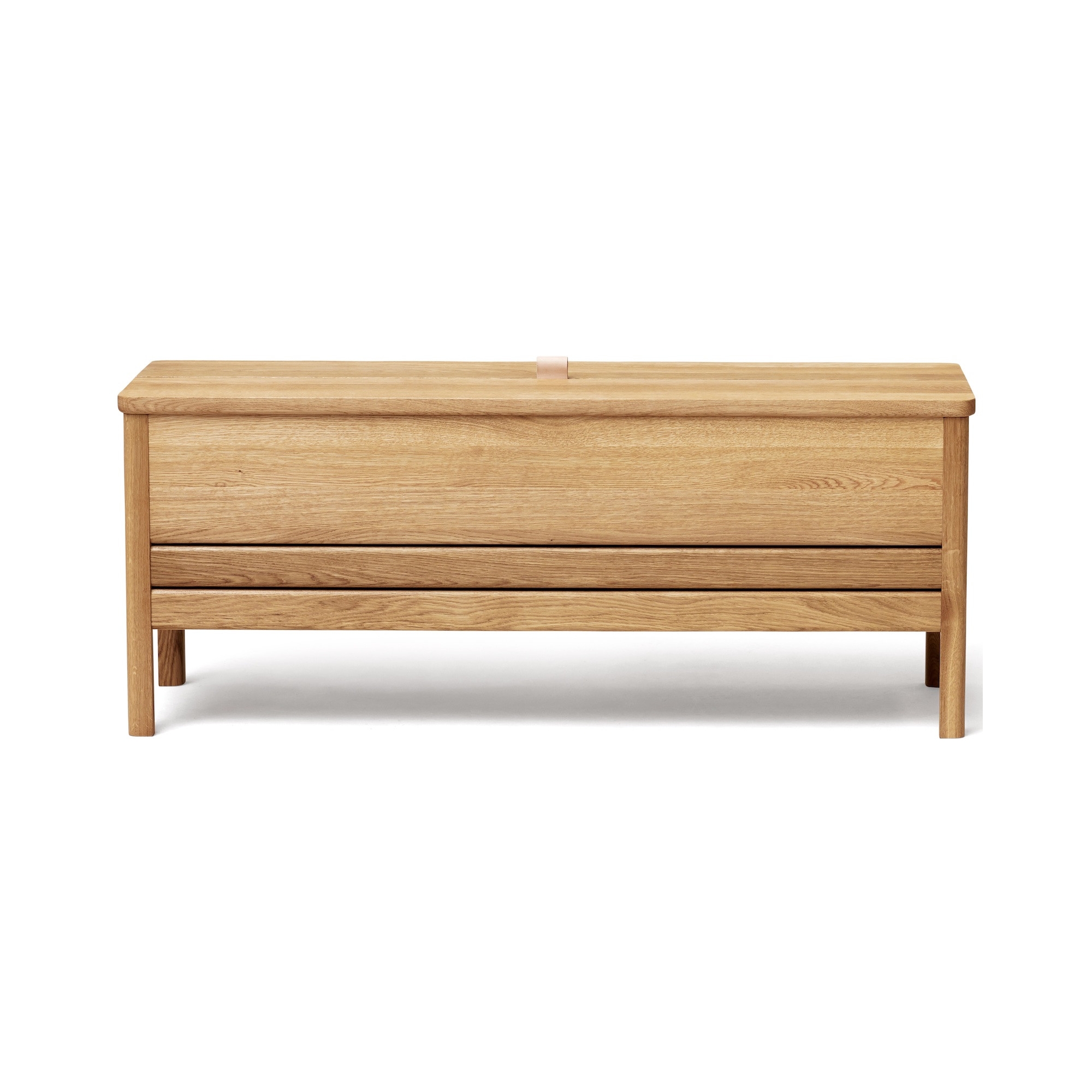 Oiled oak - A Line storage bench n°2135 - Form & Refine