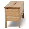 Oiled oak - A Line storage bench n°2135 - Form & Refine