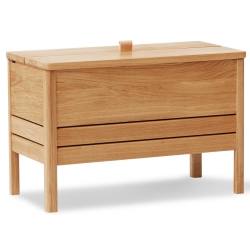 Oiled oak - A Line storage bench n°2130 - Form & Refine