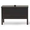 Black stained oak - A Line storage bench n°2132 - Form & Refine