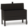 Black stained oak - A Line storage bench n°2132 - Form & Refine