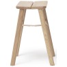 chêne huilé blanchi - tabouret Angle pliable - Form & Refine