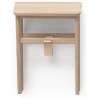 White oiled oak - Angle Foldable Stool - Form & Refine