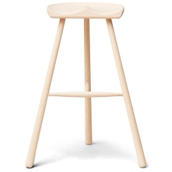 SOLD OUT Shoemaker chair No78 - white oiled beech - Form & Refine