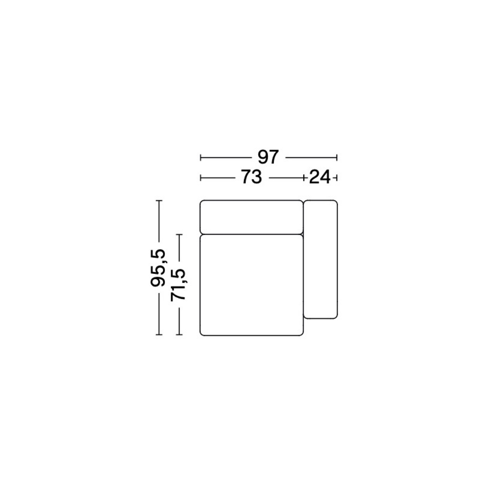 1065FS - Mags Low Armrest - HAY modular sofa - HAY