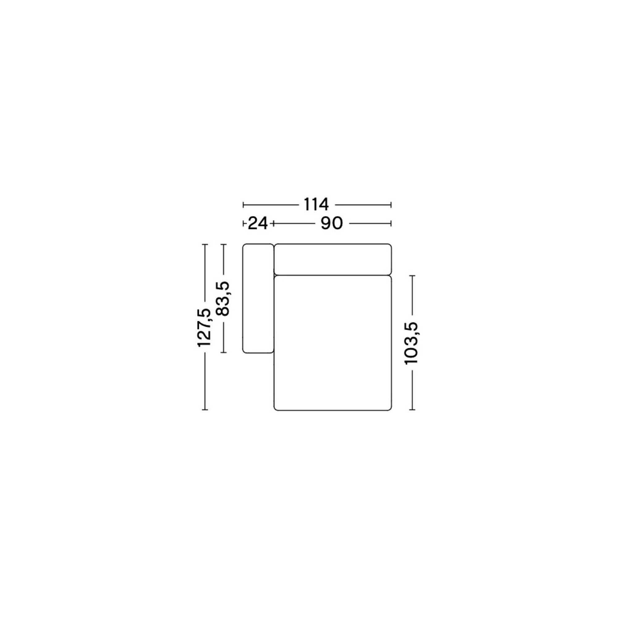 8264FS - Mags Low Armrest - HAY modular sofa - HAY