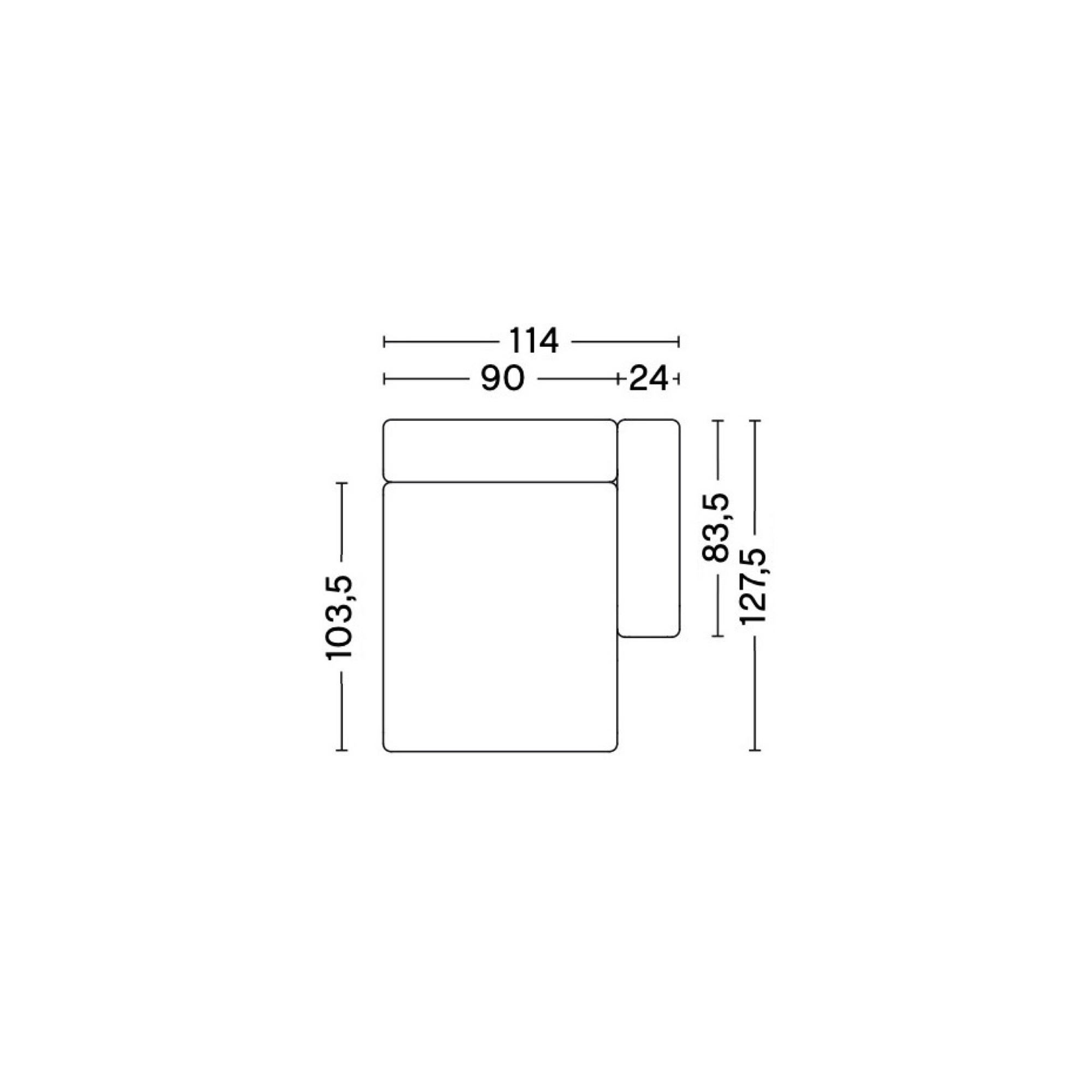 8165FS - Mags Low Armrest - canapé modulable HAY - HAY