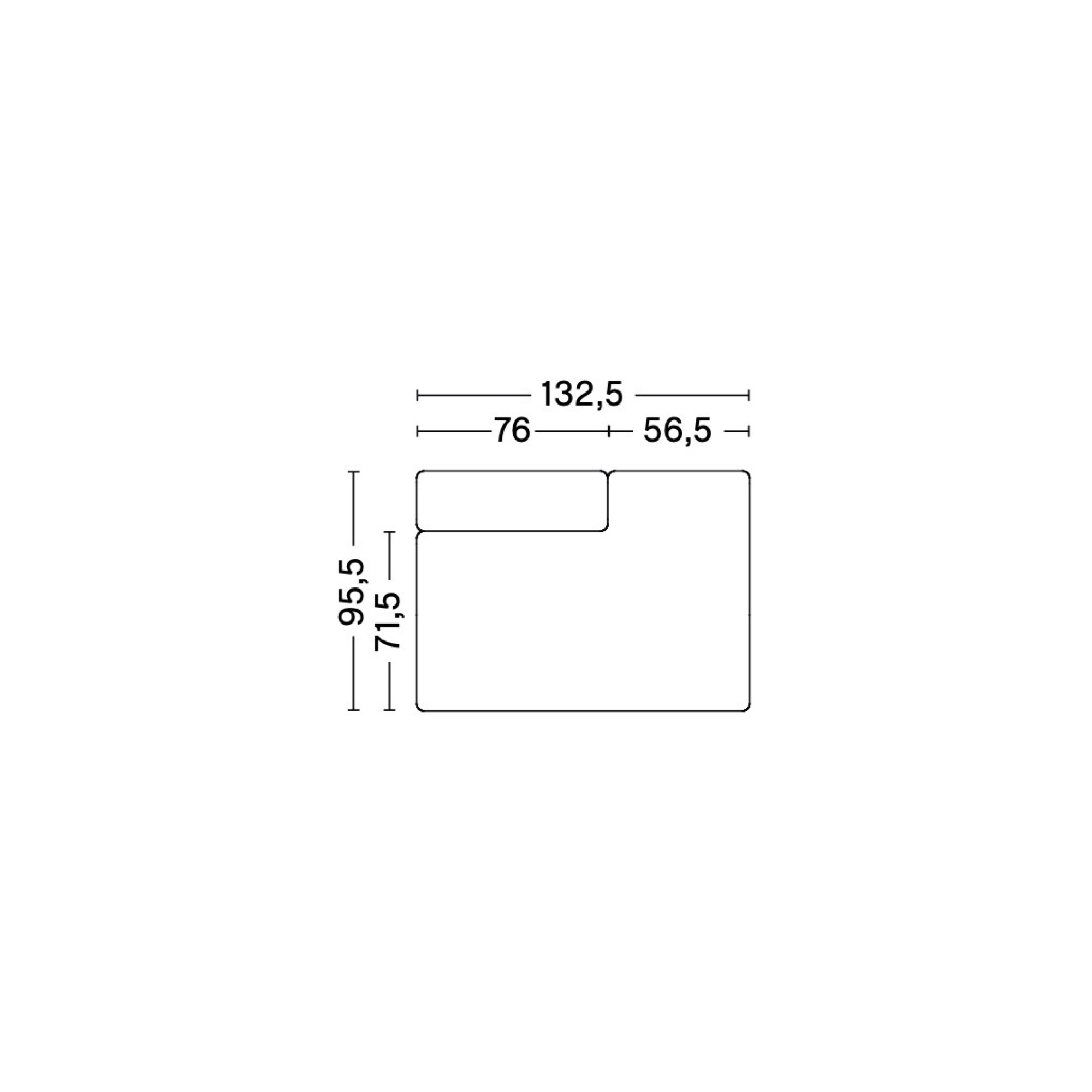 9302FS - Mags / Mags Low Armrest - canapé modulable HAY - HAY