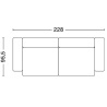 2,5-seater – combination 1 – Mags Low Armrest - HAY