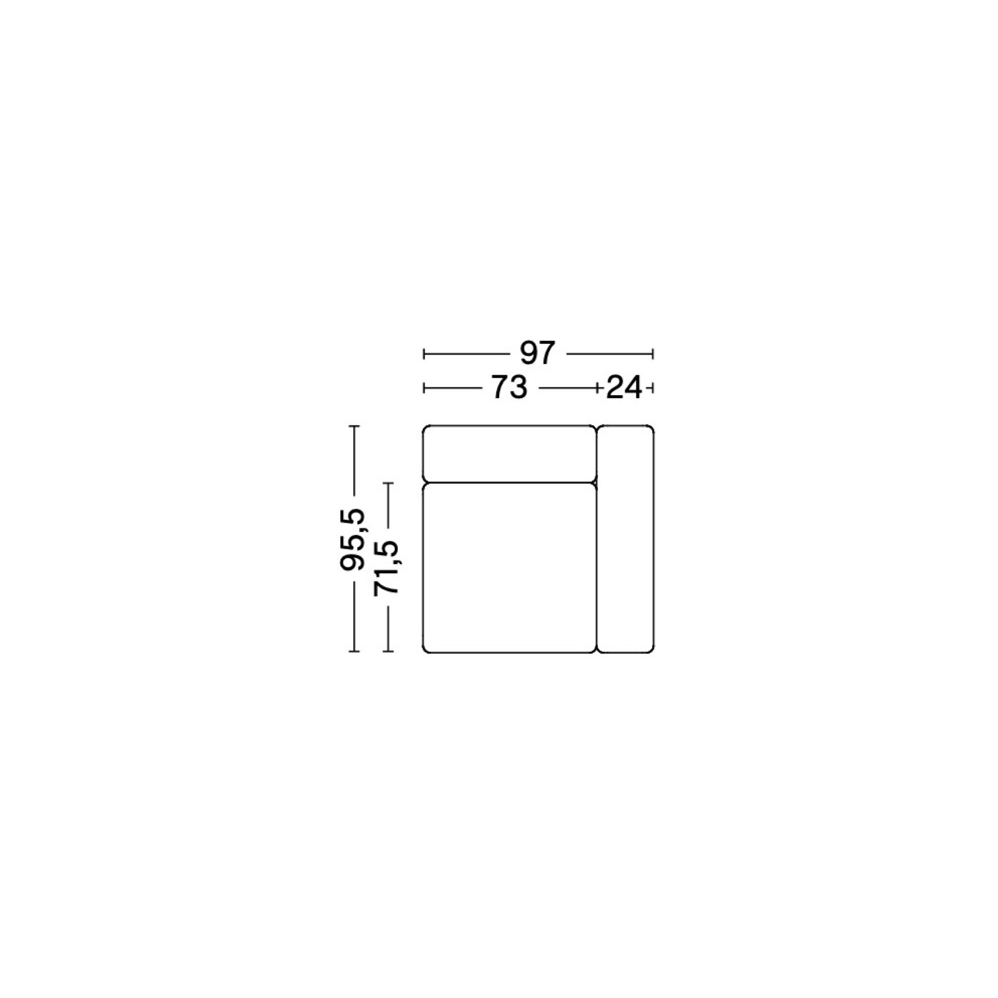 1061FS - Mags - canapé modulable HAY - HAY