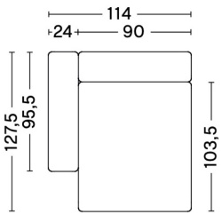 8262FS - Mags - canapé modulable HAY - HAY