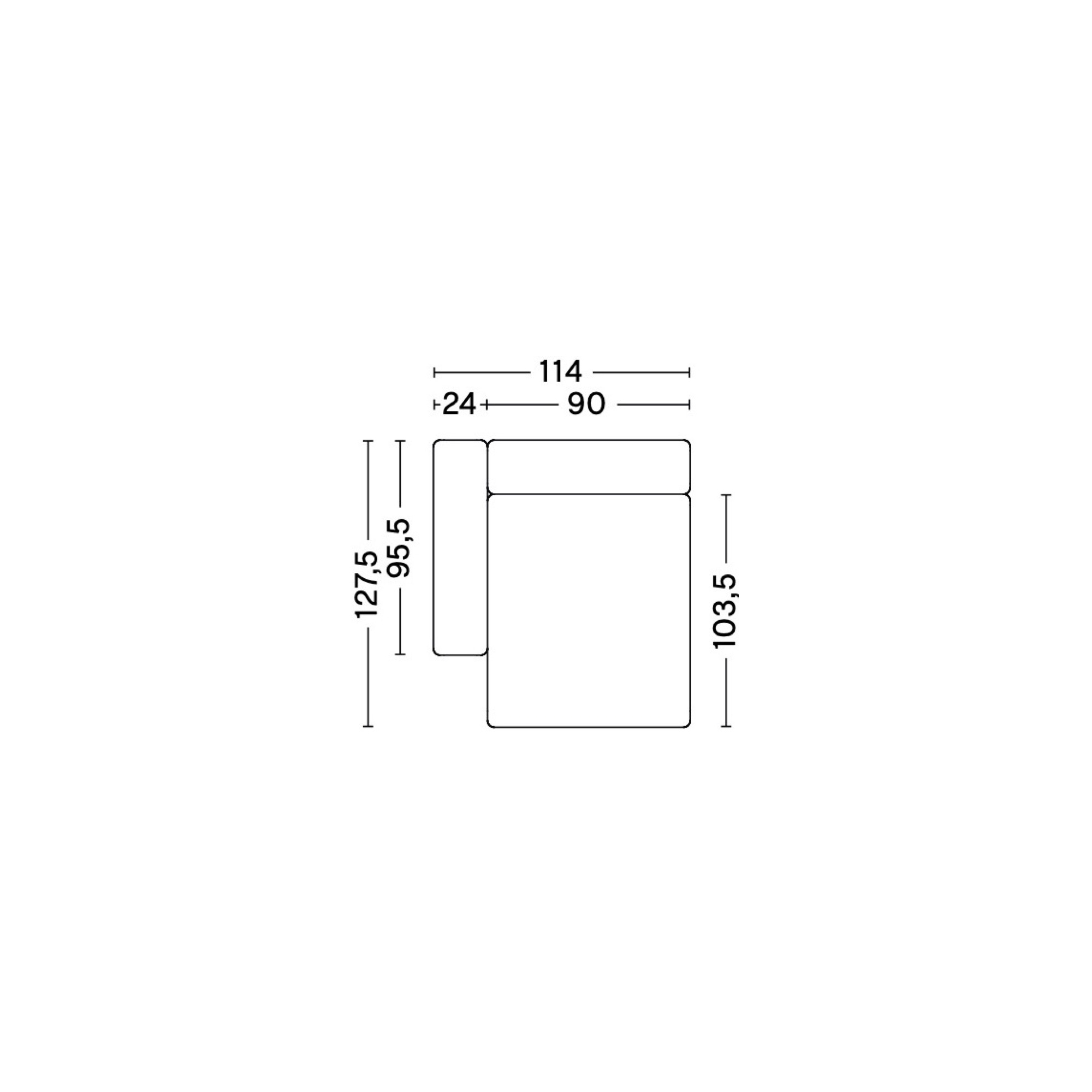 8262FS - Mags - canapé modulable HAY - HAY