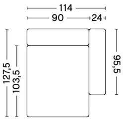 8261FS - Mags - canapé modulable HAY - HAY