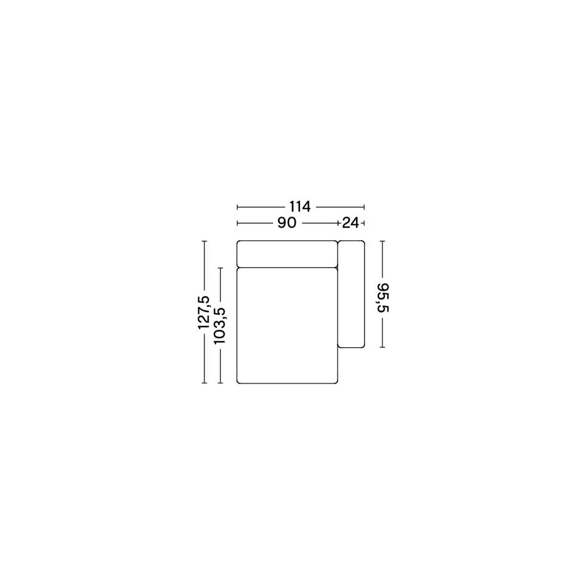 8261FS - Mags - canapé modulable HAY - HAY