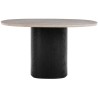 Dinin table Ovata - Black stained oak - Wendelbo