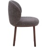 Dining chair Ovata - Bossa fabric 12 / Dark brown stained oak - Wendelbo