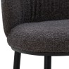 Dining chair Ovata - Bossa fabric 12 / Black stained oak - Wendelbo