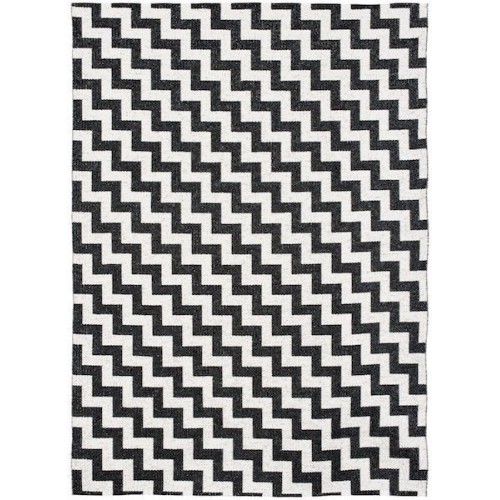 black - 150x200cm - Gunnel - plastic rug