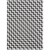 black - 150x200cm - Gunnel - plastic rug