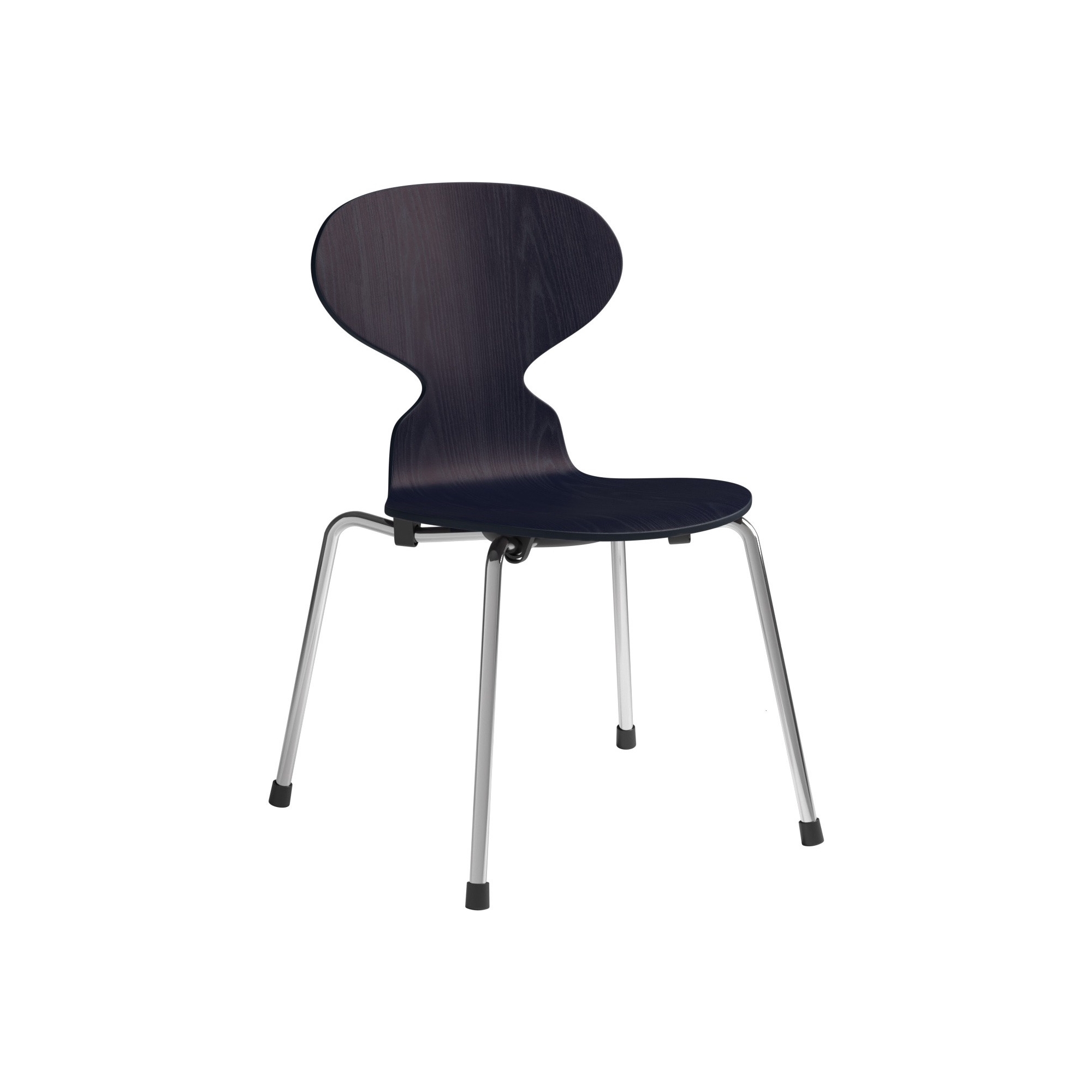 Ant Children's Chair – Midnight blue / Chrome - Fritz Hansen