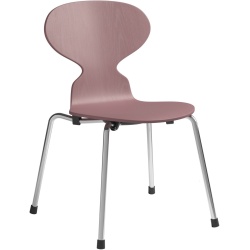 Ant Children's Chair – Wild Rose / Chrome - Fritz Hansen