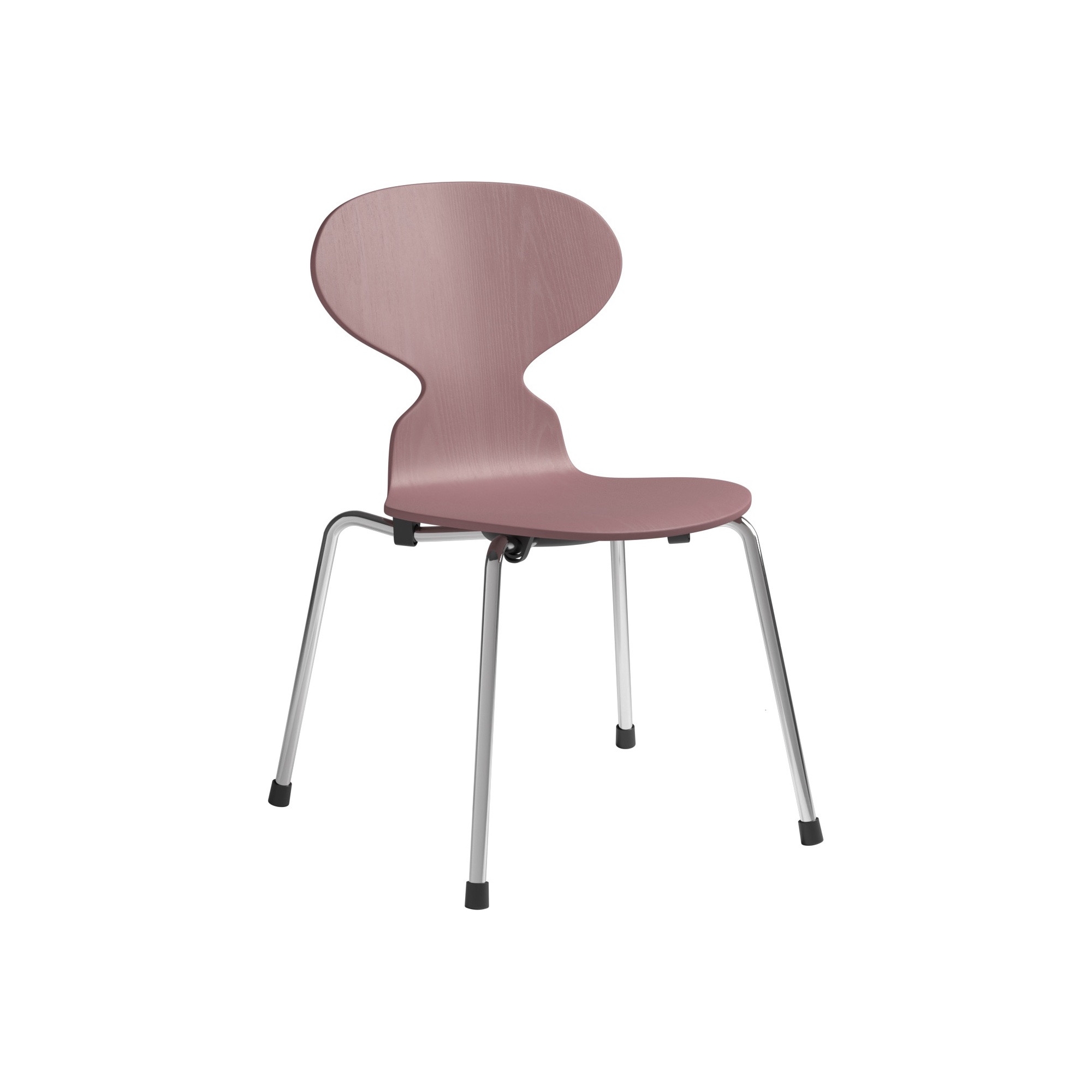 Ant Children's Chair – Wild Rose / Chrome - Fritz Hansen