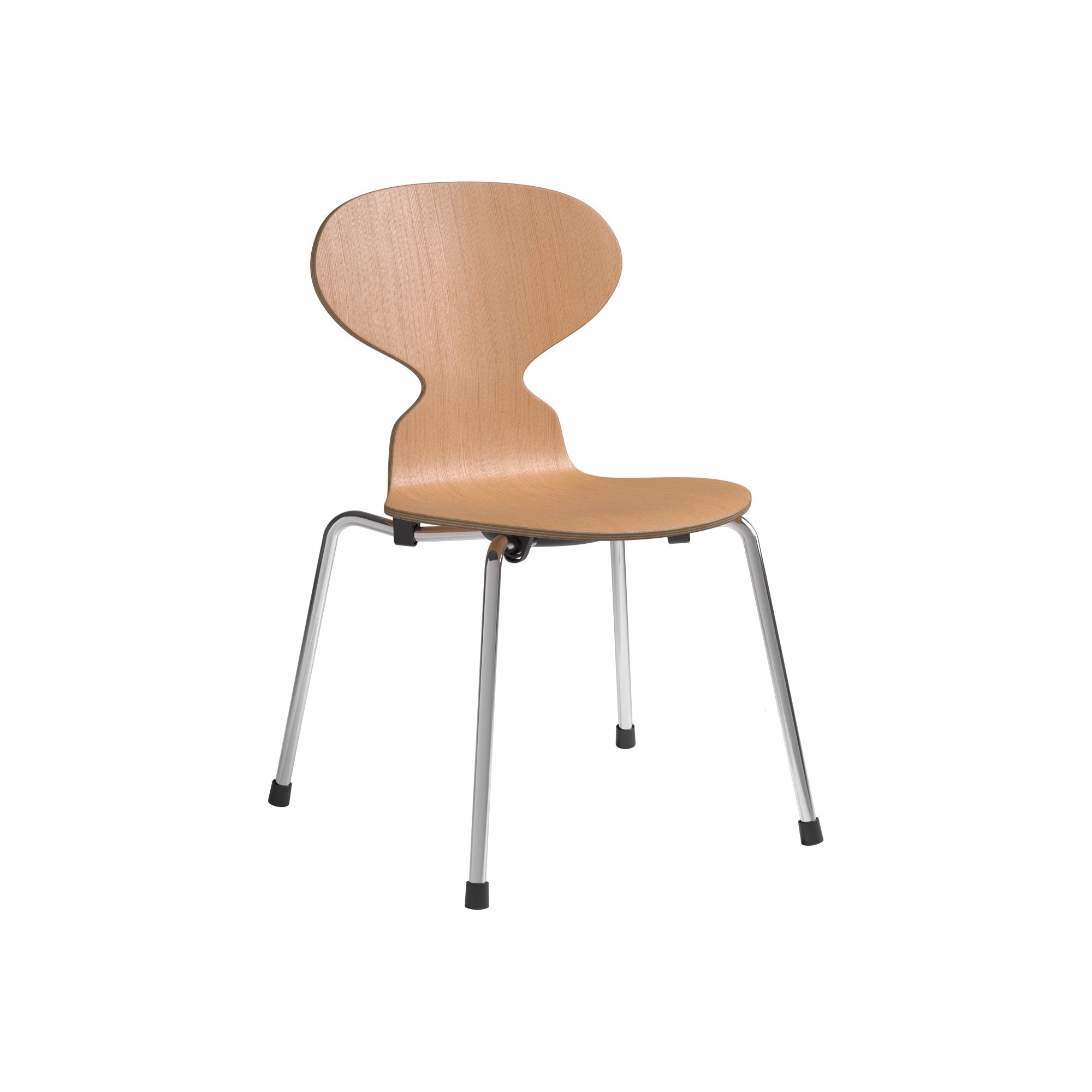 Ant Children's Chair – Oregon Pine / Chrome - Fritz Hansen