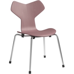 Grand Prix Children's Chair – Wild Rose  / Chrome - Fritz Hansen