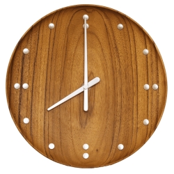 Ø25cm – FJ Clock – Teak - Architectmade