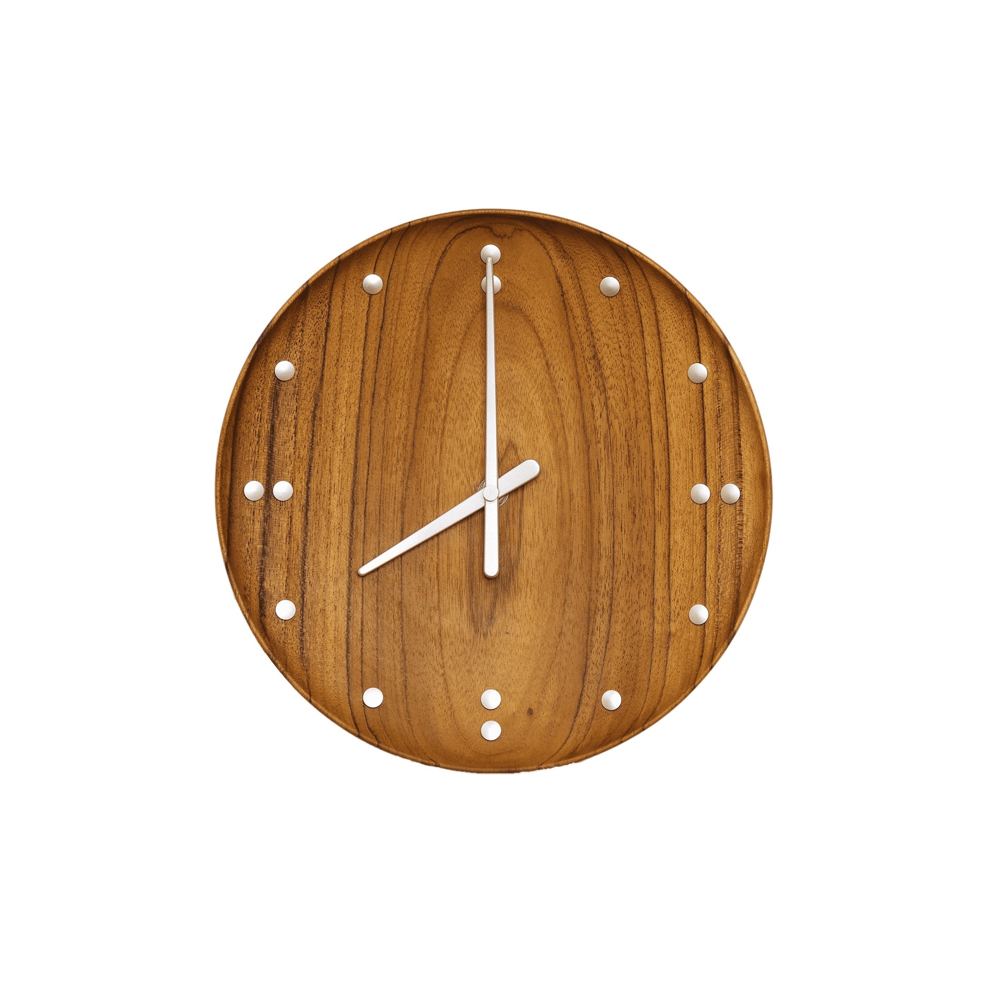 Ø25cm – FJ Clock – Teak - Architectmade